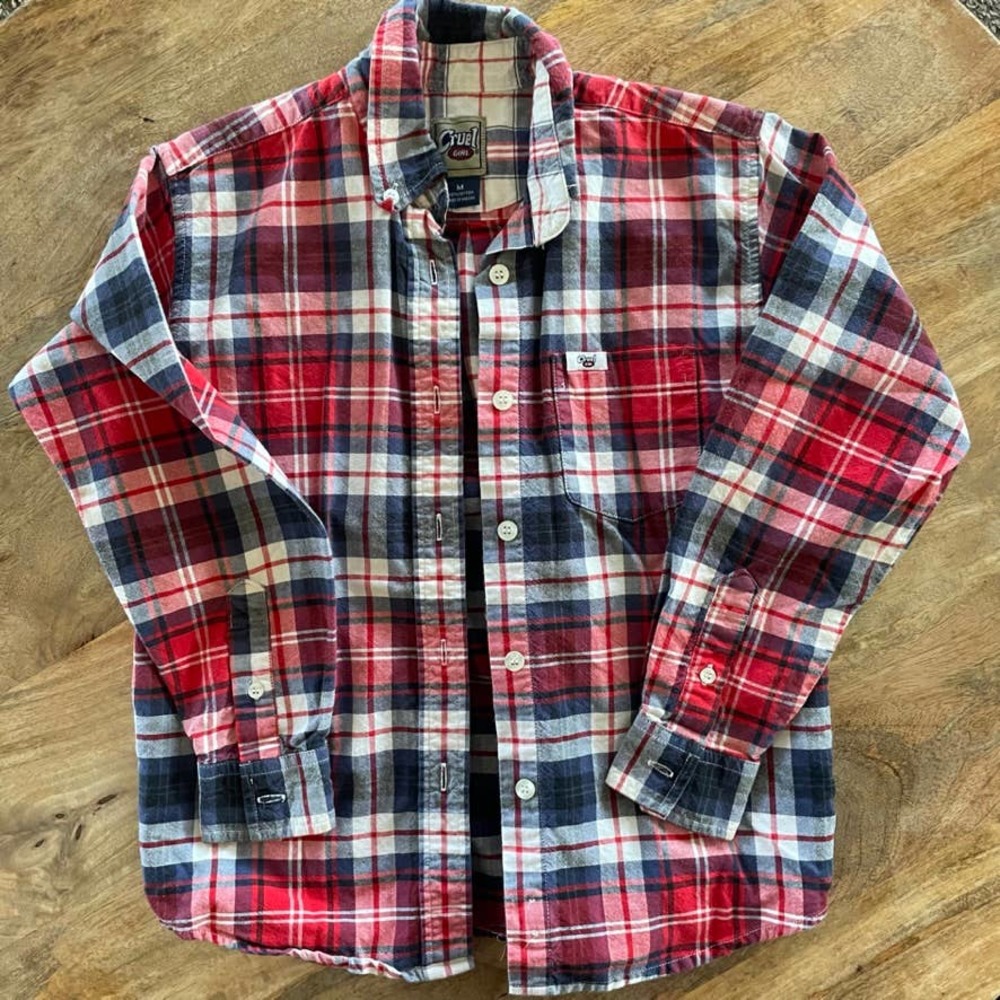 vintage girls cruel girl western button down shirt